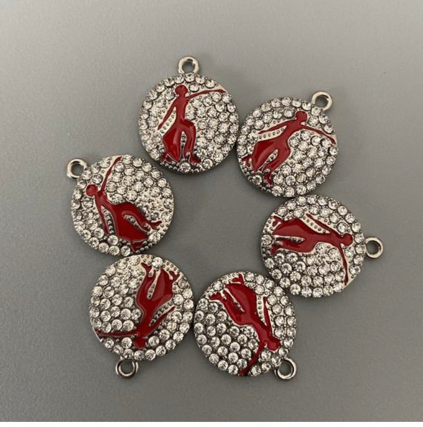 Silver fortitude charm. Royalty and Beads