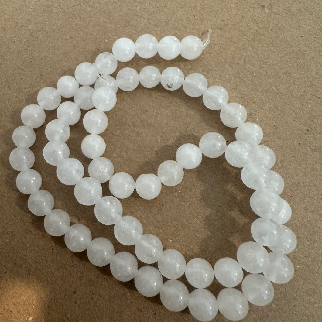 Clear beads 6mm