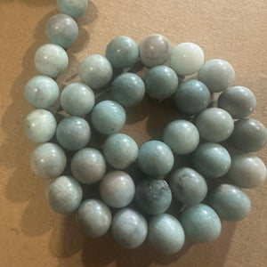 Light blue beads
