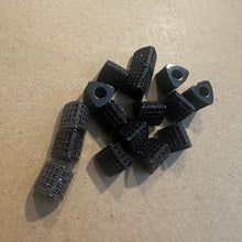 Load image into Gallery viewer, 3 pave all black spacers