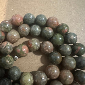 Green camo beads 8mm