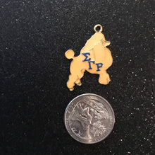 Load image into Gallery viewer, Yellow poodle charm.