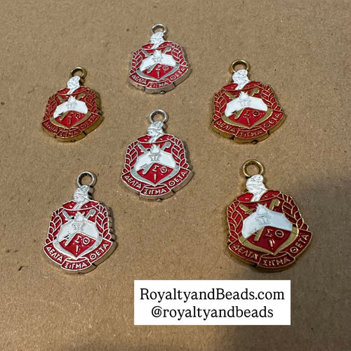 Delta Sigma Theta crest charms
