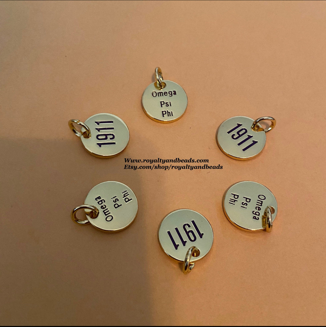 Frat circle charms.