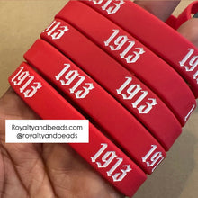 Load image into Gallery viewer, Delta Sigma Theta 1913 wristband