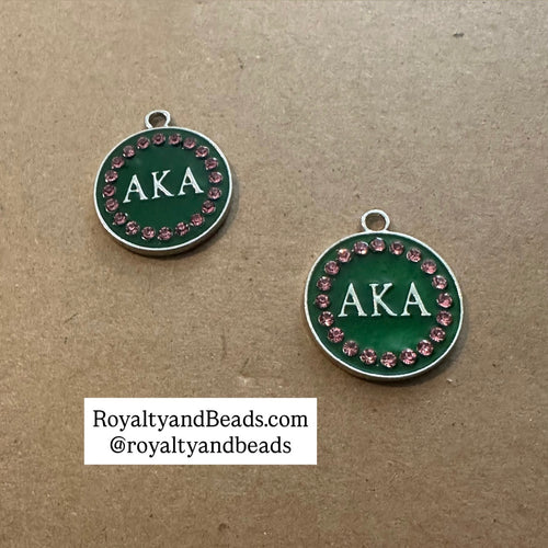 Green AKA circle charm