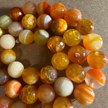 Load image into Gallery viewer, Orange agate beads