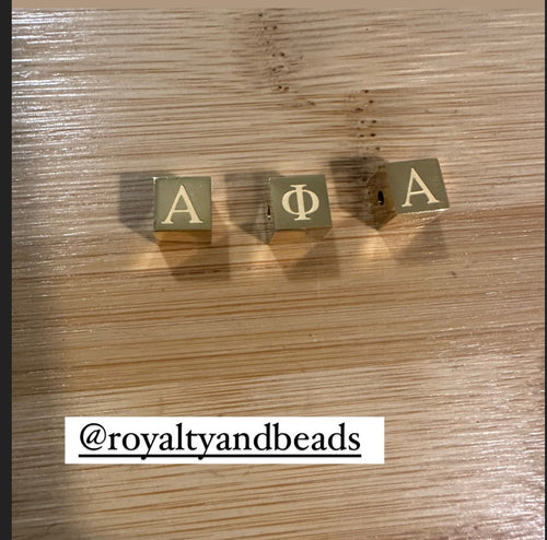 Alpha Phi Alpha letter blocks