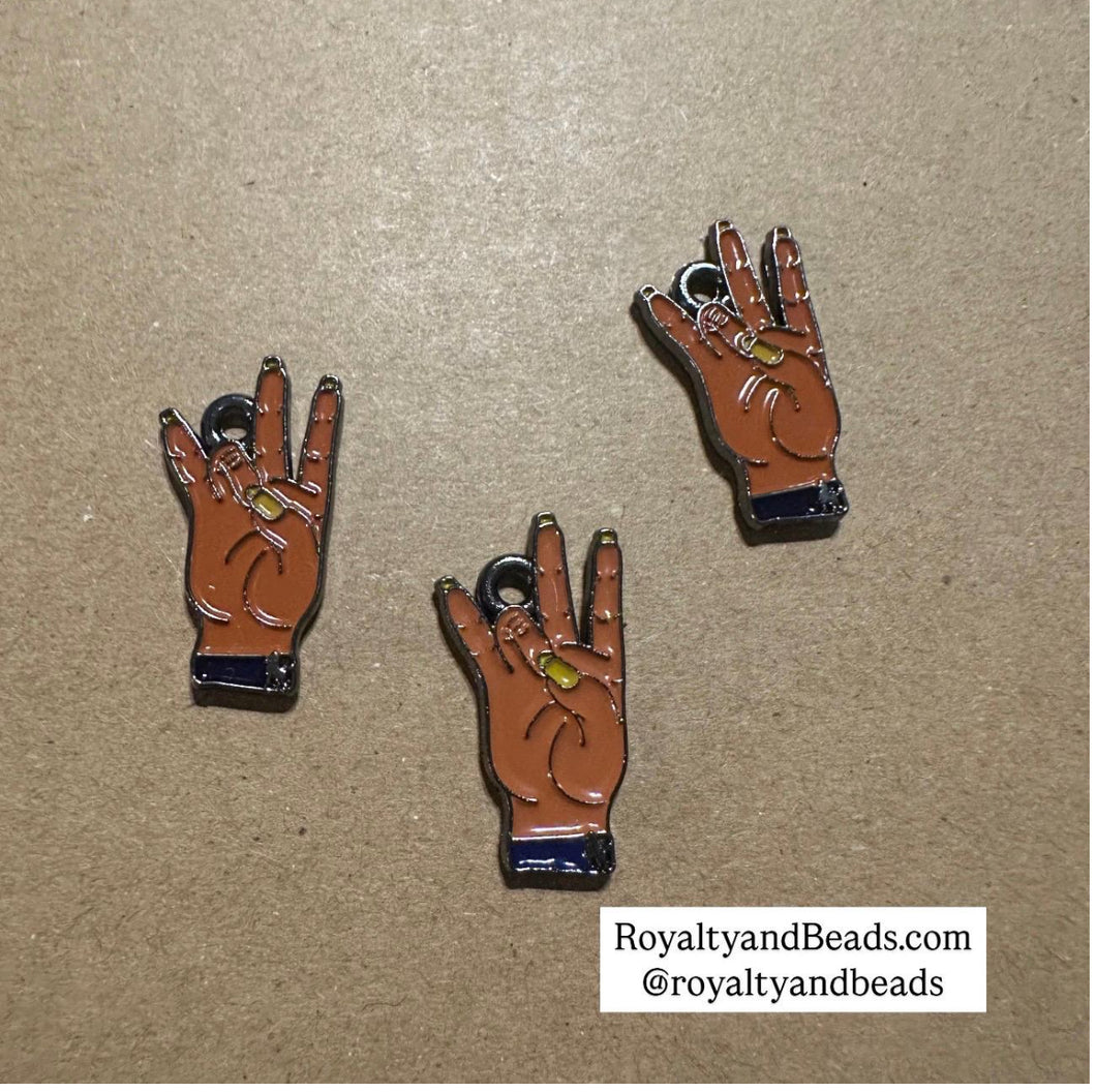 SGRho hand charm.