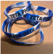 Load image into Gallery viewer, Zeta Phi Beta wristband