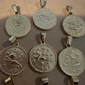 Zodiac charms (gold)