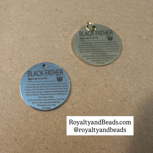Black father charm SS