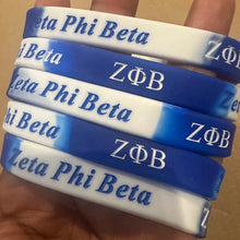 Load image into Gallery viewer, Zeta Phi Beta wristband