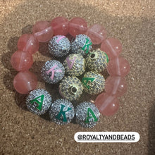 Load image into Gallery viewer, Alpha Kappa Alpha pave letters