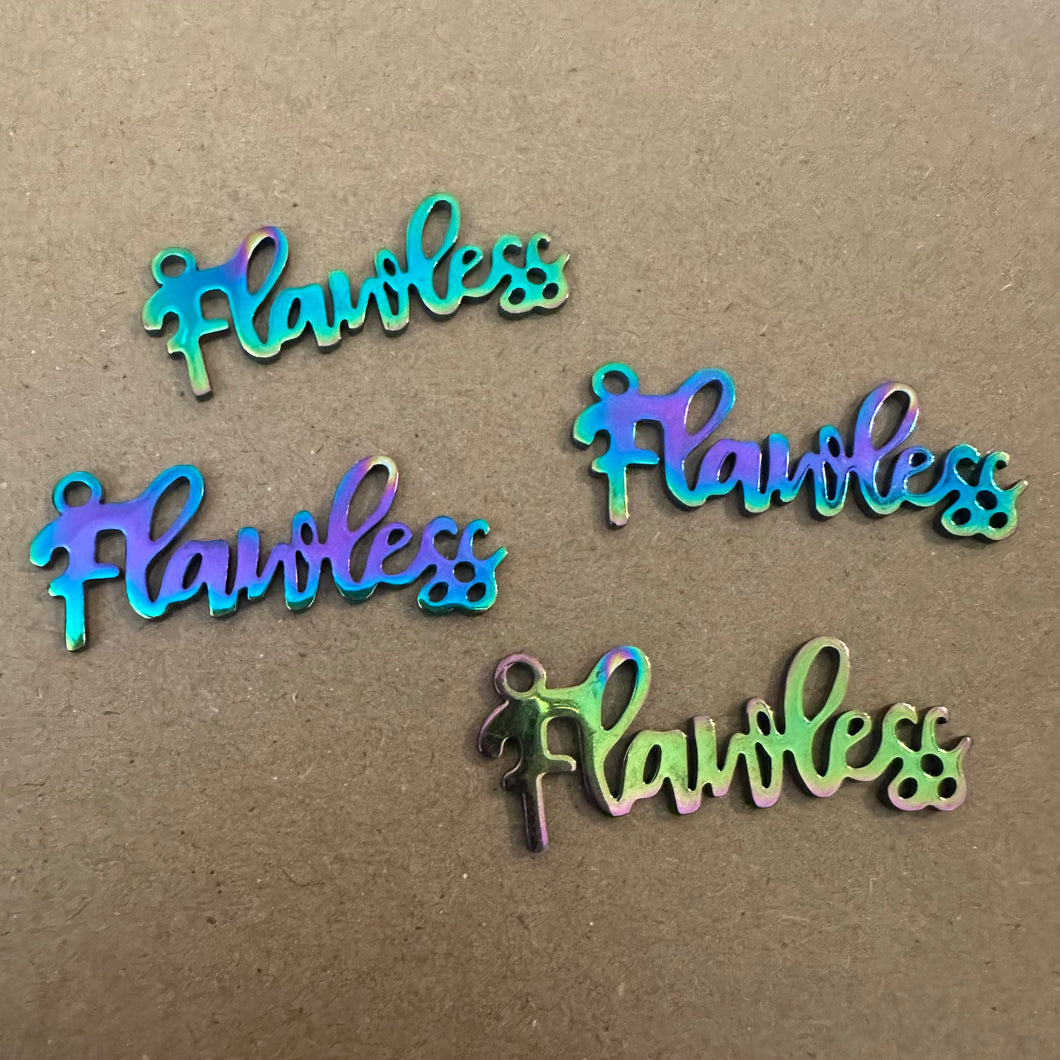 4 Flawless charms (rainbow)