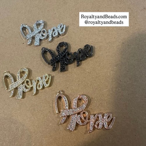 Pave Hope charms.