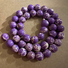 Load image into Gallery viewer, Purple jasper beads 8mm