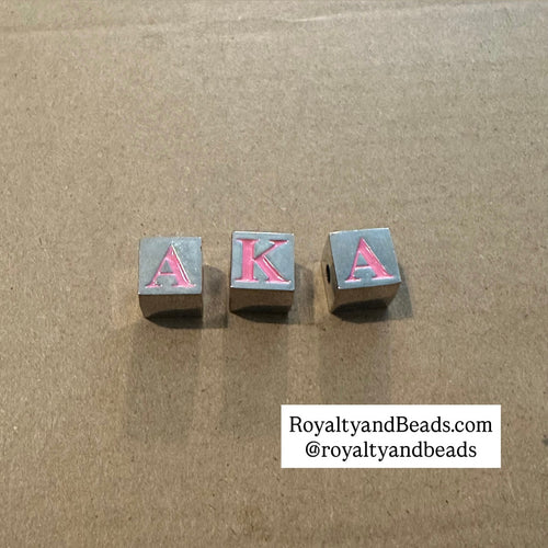 New pink Letter cube letters