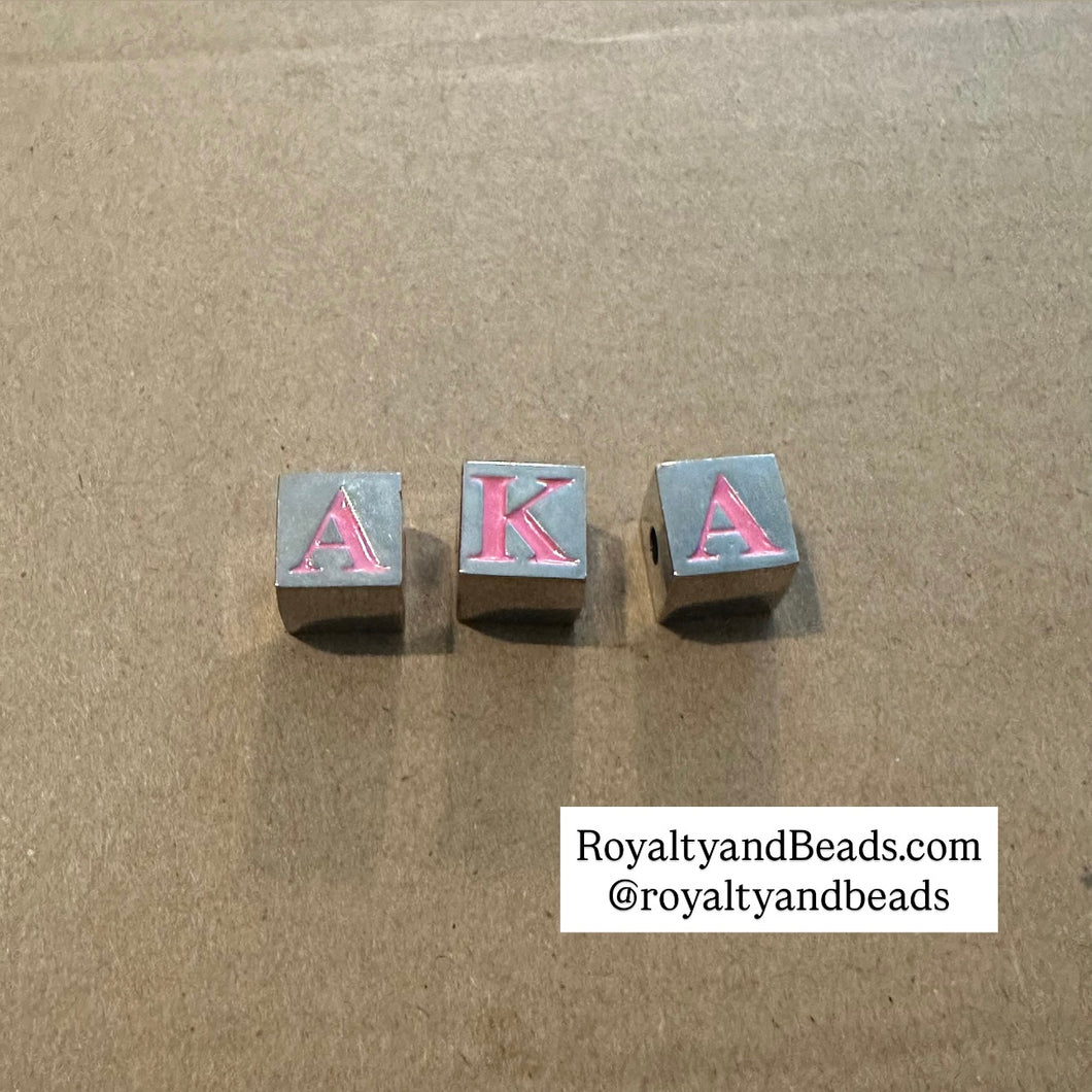New pink Letter cube letters