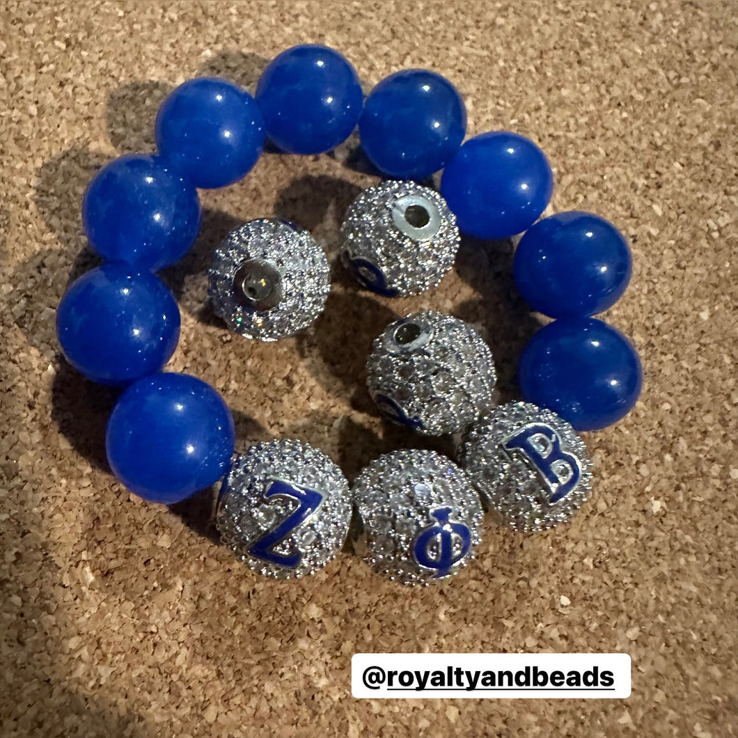 Pave Zeta beads