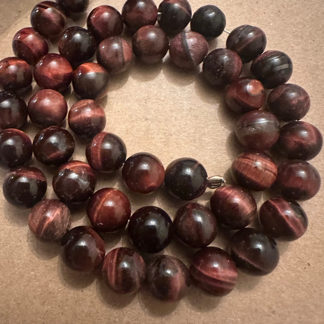 Red tigers eye 8mm