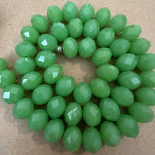 Load image into Gallery viewer, Green crystal beads