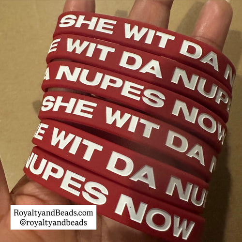 Red NUPE wristband