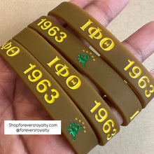 Load image into Gallery viewer, Brown Iota Phi Theta Wristband