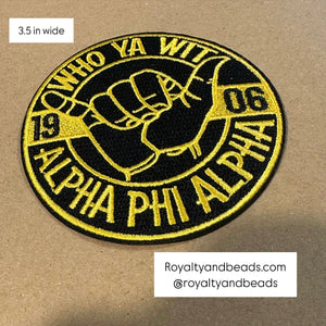 Circle Alpha Phi Alpha patch