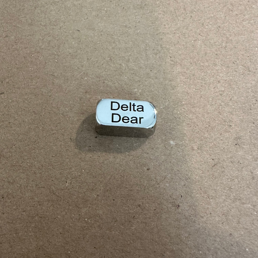 Delta Dear block charm