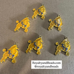 Yellow poodle charm.