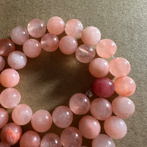 Pink beads 8mm