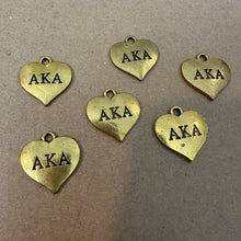 Load image into Gallery viewer, 6 gold hearts #1