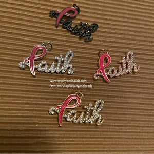 Pave faith charms.