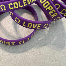 Load image into Gallery viewer, Omega Psi phi wristband