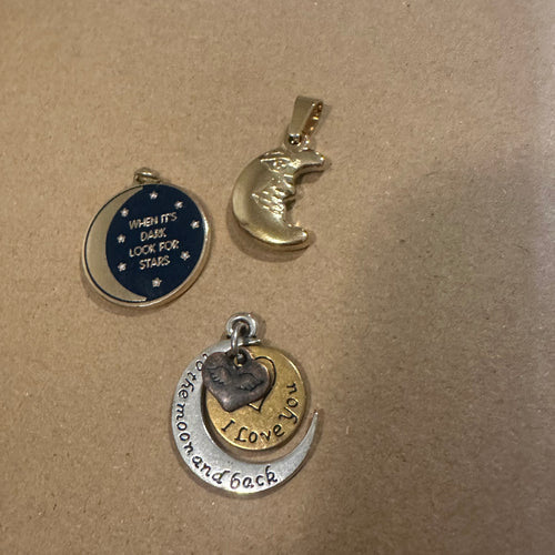 3 moon charms