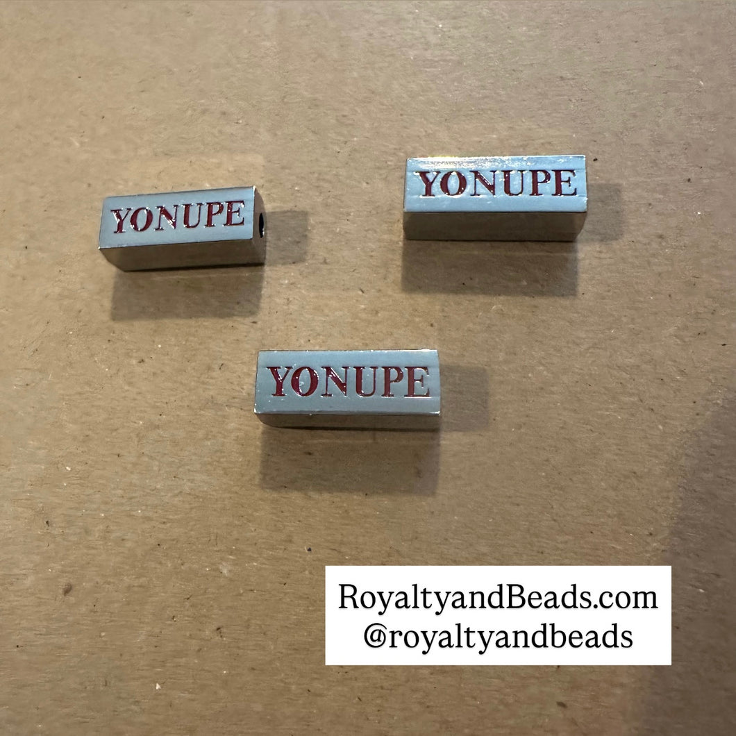 New YO NUPE charm