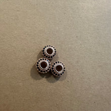 Load image into Gallery viewer, 3 pave bead bars (rose gold)