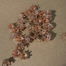 Load image into Gallery viewer, Rose gold crown pave charm