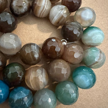 Load image into Gallery viewer, Mixed brown agate beads 14mm