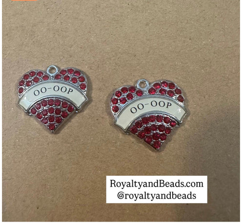 OO-OOP heart charm.