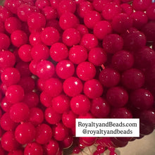 Load image into Gallery viewer, Pure red jade beads