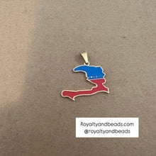 Load image into Gallery viewer, Gold Haiti charm