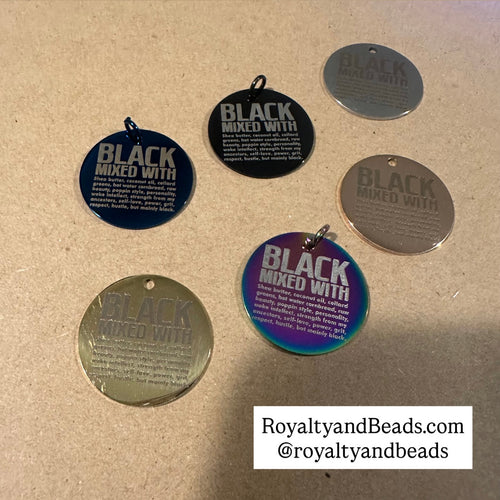 Black mixed with