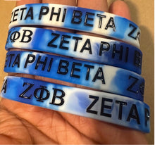 Load image into Gallery viewer, Zeta Phi Beta wristband