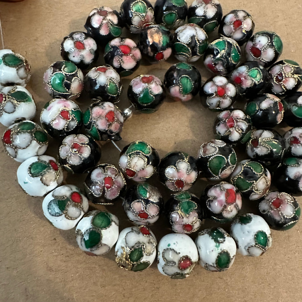 Metal flower beads