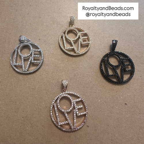 Pave love charms.