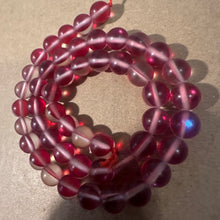 Load image into Gallery viewer, Red and clear beads 8mm