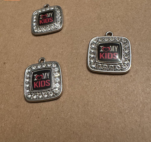 3 I love my kids charms
