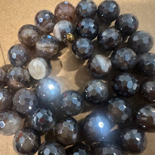 Load image into Gallery viewer, Shiny Dark brown agate beads
